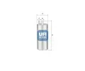 Palivov filtr UFI ‐ UFI 31.A38.00