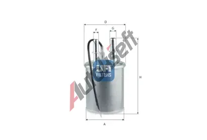 UFI Palivov� filtr UFI 31.A42.00, 31.A42.00