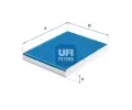 Filtr vzduchu v interiru UFI ‐ UFI 34.109.00