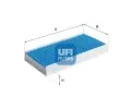 Filtr vzduchu v interiru UFI ‐ UFI 34.142.00