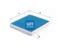 Filtr vzduchu v interiru UFI ‐ UFI 34.219.00