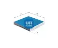 Filtr vzduchu v interiru UFI ‐ UFI 34.223.00