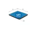 UFI Filtr vzduchu v interiru ‐ UFI 34.235.00