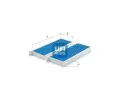 Filtr vzduchu v interiru UFI ‐ UFI 34.254.00