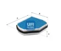 Filtr vzduchu v interiru UFI ‐ UFI 34.270.00