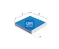 Filtr vzduchu v interiru UFI ‐ UFI 34.282.00