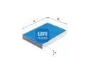 Filtr vzduchu v interiru UFI ‐ UFI 34.291.00