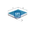 Filtr vzduchu v interiru UFI ‐ UFI 34.320.00