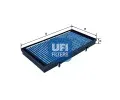 Filtr vzduchu v interiru UFI ‐ UFI 34.401.00