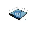 Filtr vzduchu v interiru UFI ‐ UFI 34.409.00