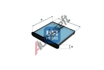 UFI Filtr vzduchu v interiru UFI 34.409.00, 34.409.00