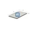 UFI Kabinov filtr ‐ UFI 53.001.00
