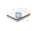 UFI Kabinov filtr ‐ UFI 53.004.00