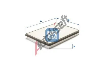 UFI Kabinov filtr UFI 53.004.00, 53.004.00