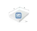Filtr vzduchu v interiru UFI ‐ UFI 53.006.00