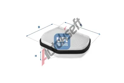 UFI Kabinov filtr UFI 53.007.00, 53.007.00