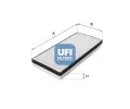 Filtr vzduchu v interiru UFI ‐ UFI 53.012.00
