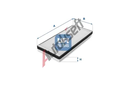 UFI Kabinový filtr UFI 53.012.00, 53.012.00  UFI Kabinový filtr UFI 53.012.00, 53.012.00