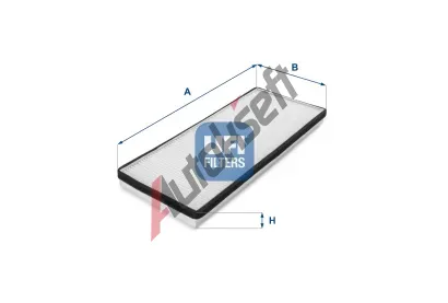 UFI Filtr vzduchu v interiru UFI 53.013.00, 53.013.00