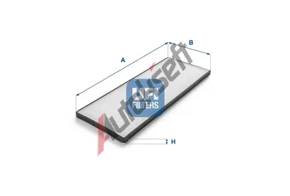 UFI Kabinov filtr UFI 53.015.00, 53.015.00