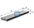 Filtr vzduchu v interiru UFI ‐ UFI 53.016.00