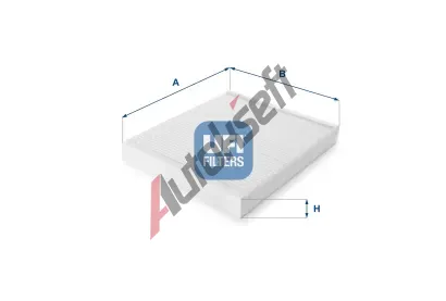 UFI Kabinový filtr UFI 53.030.00, 53.030.00  UFI Kabinový filtr UFI 53.030.00, 53.030.00