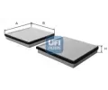 Filtr vzduchu v interiru UFI ‐ UFI 53.037.00