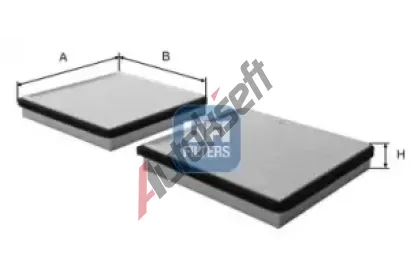UFI Filtr vzduchu v interiru UFI 53.037.00, 53.037.00