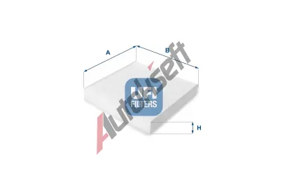 UFI Filtr vzduchu v interiru UFI 53.039.00, 53.039.00