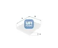 Filtr vzduchu v interiru UFI ‐ UFI 53.043.00
