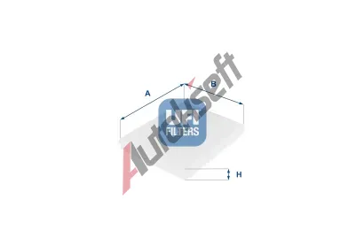 UFI Kabinov filtr UFI 53.043.00, 53.043.00