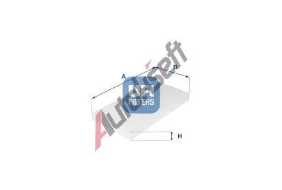 UFI Filtr vzduchu v interiru UFI 53.045.00, 53.045.00