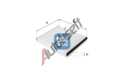 UFI Filtr vzduchu v interiru UFI 53.050.00, 53.050.00