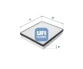 Filtr vzduchu v interiru UFI ‐ UFI 53.057.00