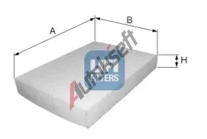 UFI Filtr vzduchu v interiru UFI 53.058.00, 53.058.00