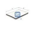 Filtr vzduchu v interiru UFI ‐ UFI 53.062.00