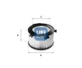 Filtr vzduchu v interiru UFI ‐ UFI 53.067.00