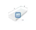 Filtr vzduchu v interiru UFI ‐ UFI 53.069.00