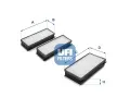UFI Filtr vzduchu v interiru ‐ UFI 53.070.00