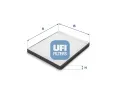 UFI Filtr vzduchu v interiru ‐ UFI 53.075.00