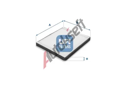 UFI Filtr vzduchu v interiru UFI 53.075.00, 53.075.00