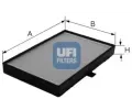 Filtr vzduchu v interiru UFI ‐ UFI 53.079.00