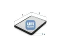 Filtr vzduchu v interiru UFI ‐ UFI 53.083.00