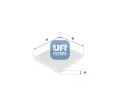 Filtr vzduchu v interiru UFI ‐ UFI 53.088.00