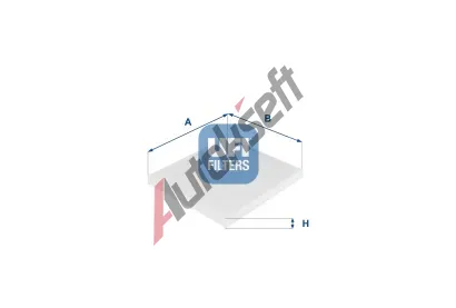 UFI Filtr vzduchu v interiru UFI 53.088.00, 53.088.00
