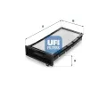 Filtr vzduchu v interiru UFI ‐ UFI 53.090.00