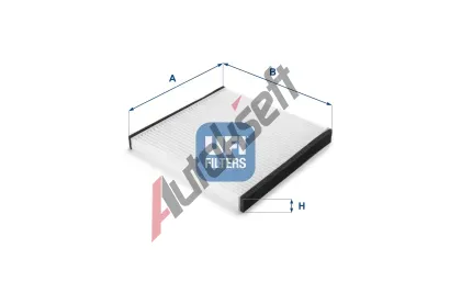 UFI Filtr vzduchu v interiru UFI 53.103.00, 53.103.00