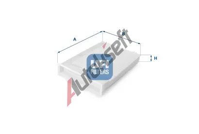 UFI Filtr vzduchu v interiru UFI 53.107.00, 53.107.00
