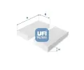 Filtr vzduchu v interiru UFI ‐ UFI 53.108.00