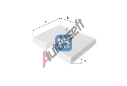 UFI Filtr vzduchu v interiru UFI 53.108.00, 53.108.00
